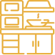 Fully equipped kitchen